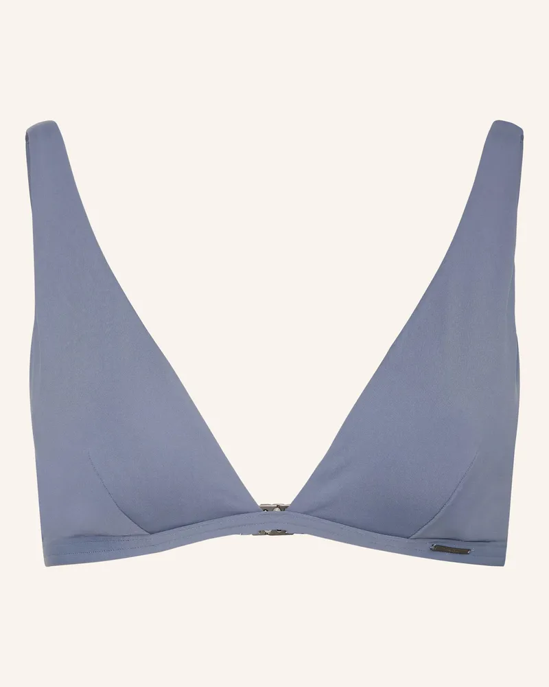 Calvin Klein Bralette-Bikini-Top CK ESSENTIALS Blaugrau