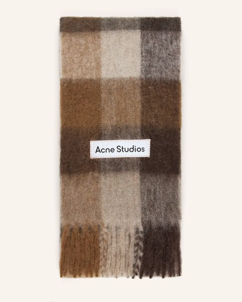 Acne Studios Schal Mit Alpaka braun Braun