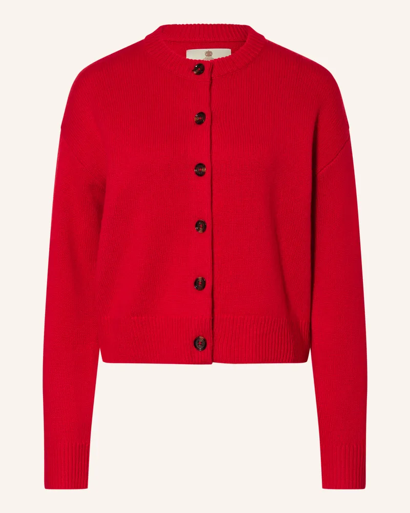 Barbour Strickjacke Woodhouse rot Rot