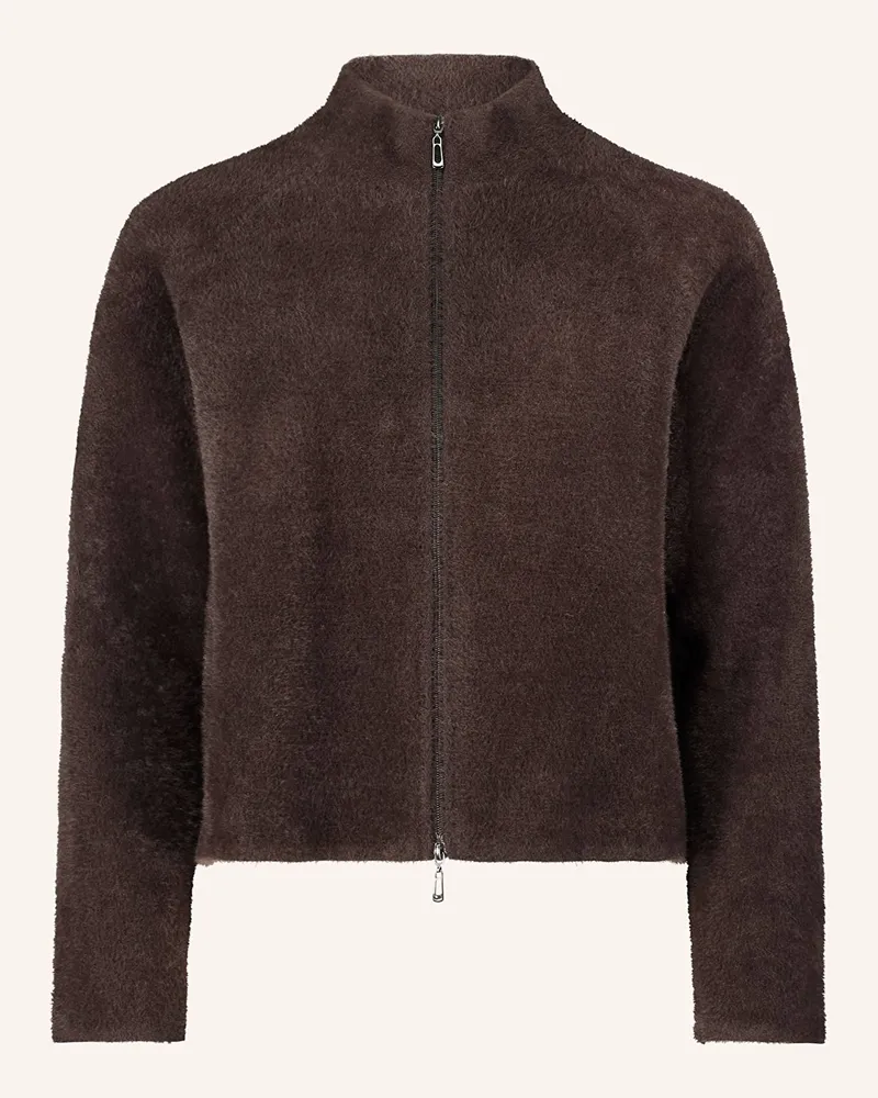 Betty Barclay Kunstfell-Overjacket Dunkelbraun