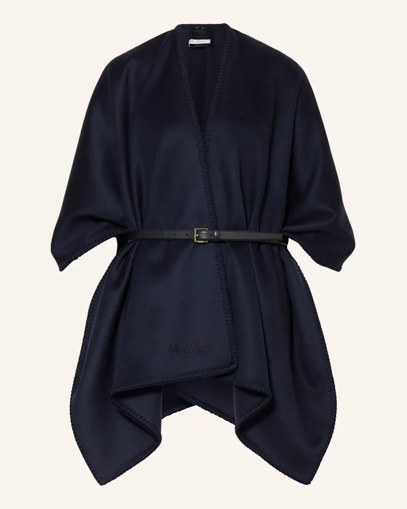 Max Mara Stola Colomba blau Dunkelblau