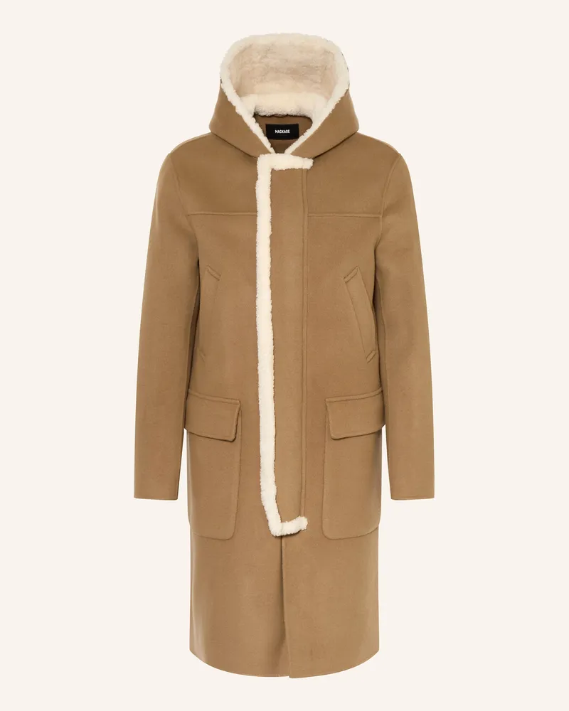 Mackage Wollmantel ABRAHAM Camel