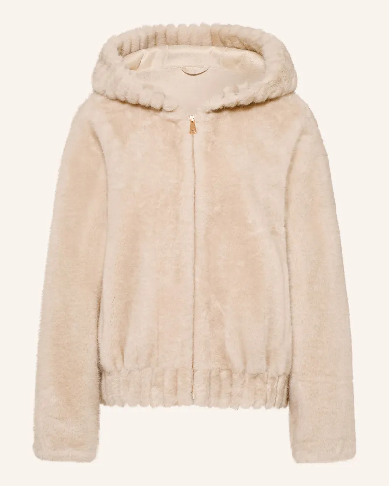 White Label Kunstfell-Jacke beige Beige