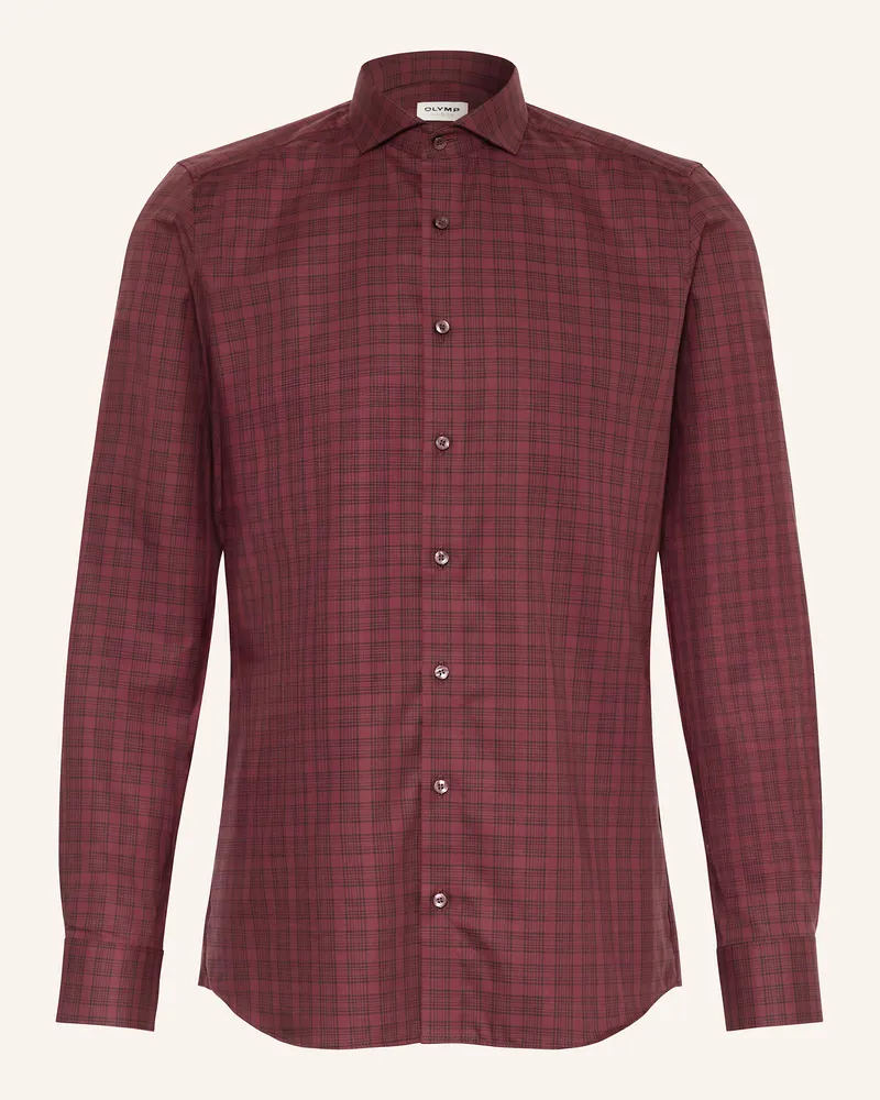 Olymp Hemd Level Five body fit Dunkelrot