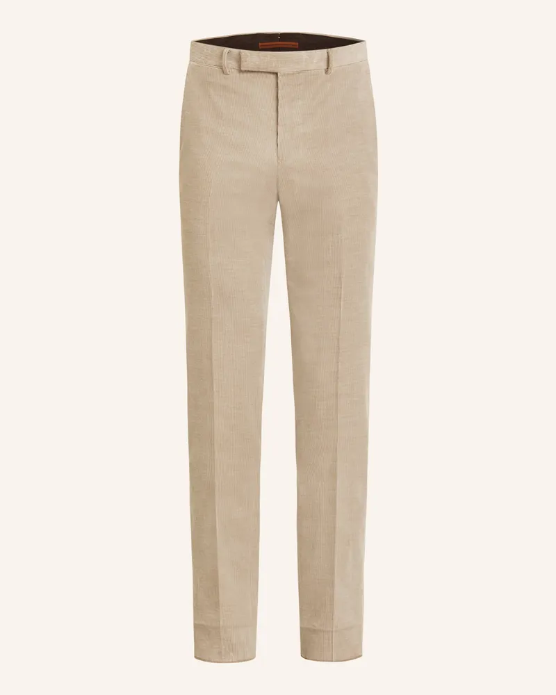 Ermenegildo Zegna Cordhose Regular Fit Taupe