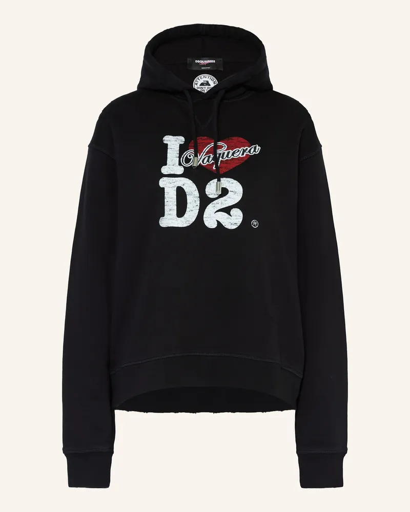 Dsquared2 Hoodie VAQUERA Schwarz