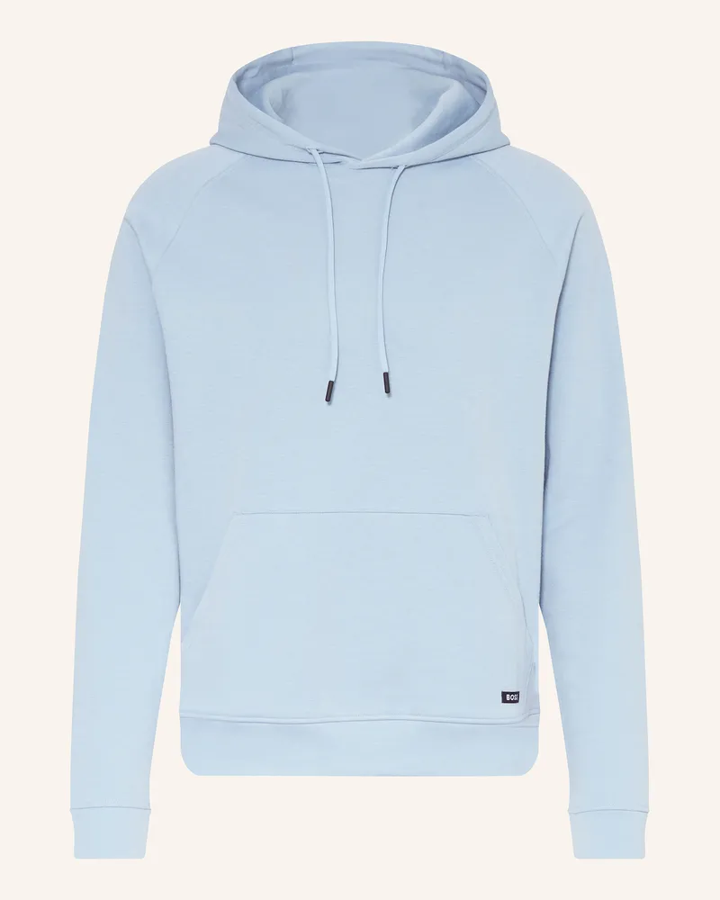 HUGO BOSS Lounge-Hoodie HD LOGO Blaugrau