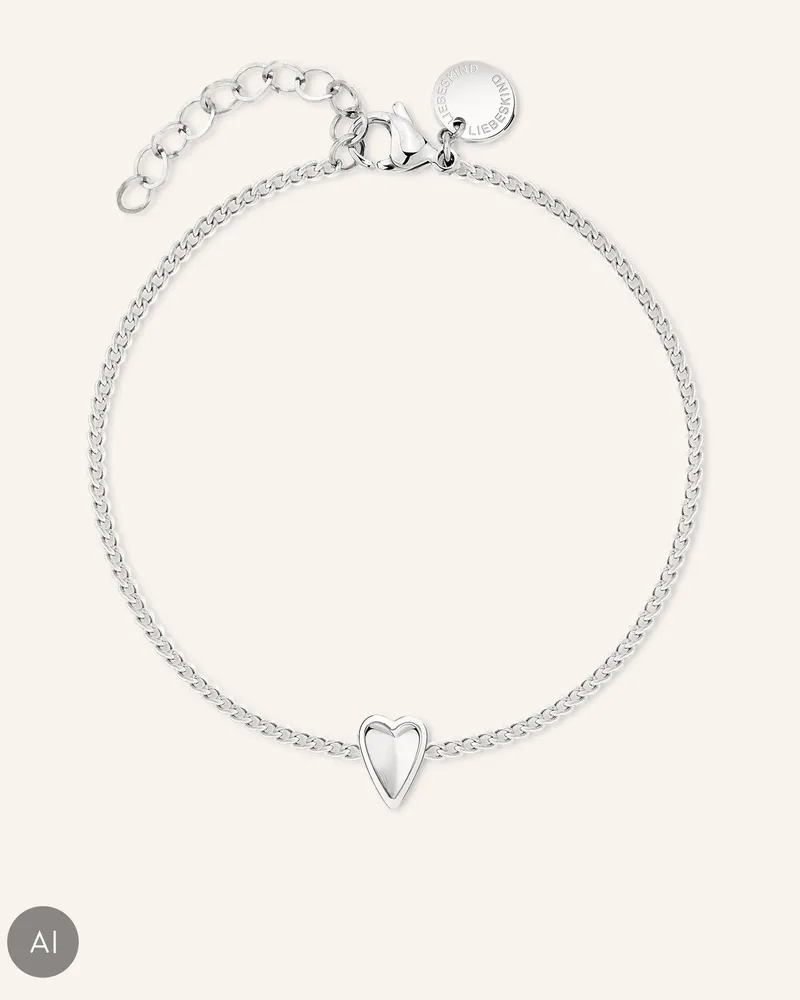 Liebeskind Armband  Aus  Edelstahl silber Silber