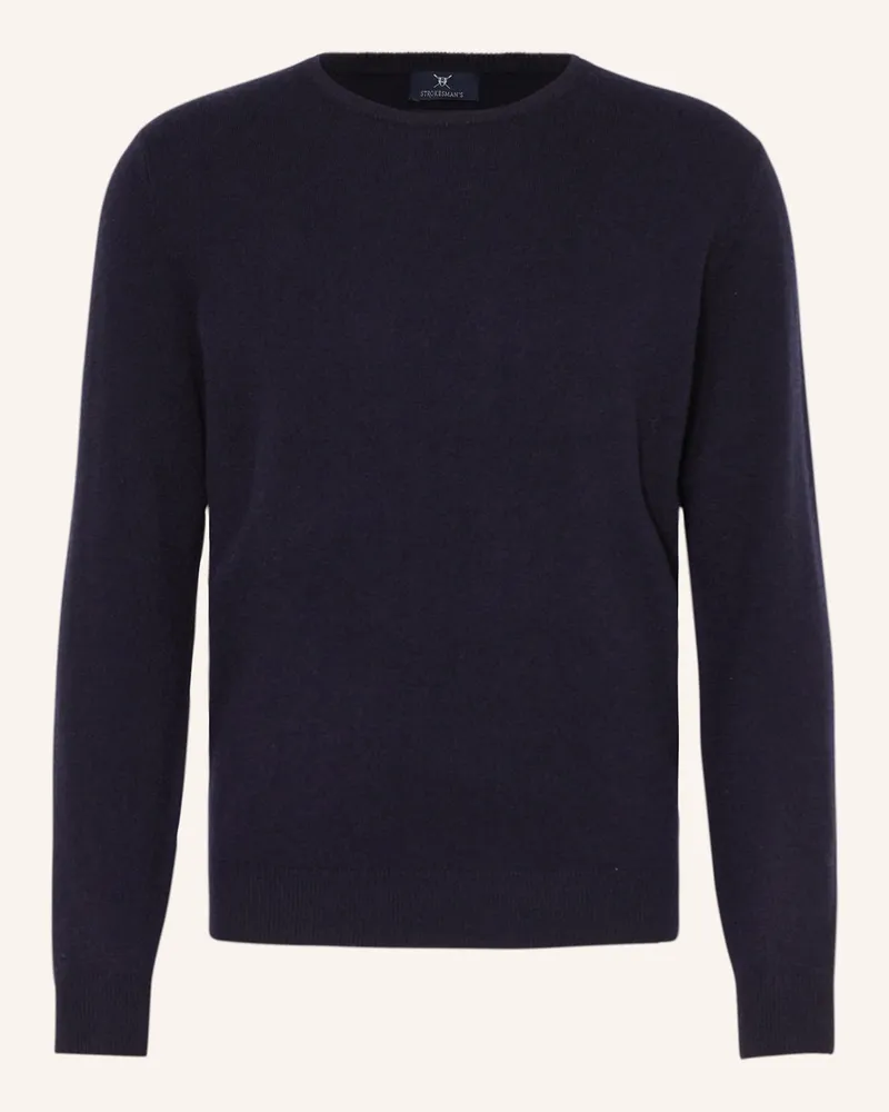 Strokesman's Cashmere-Pullover Dunkelblau