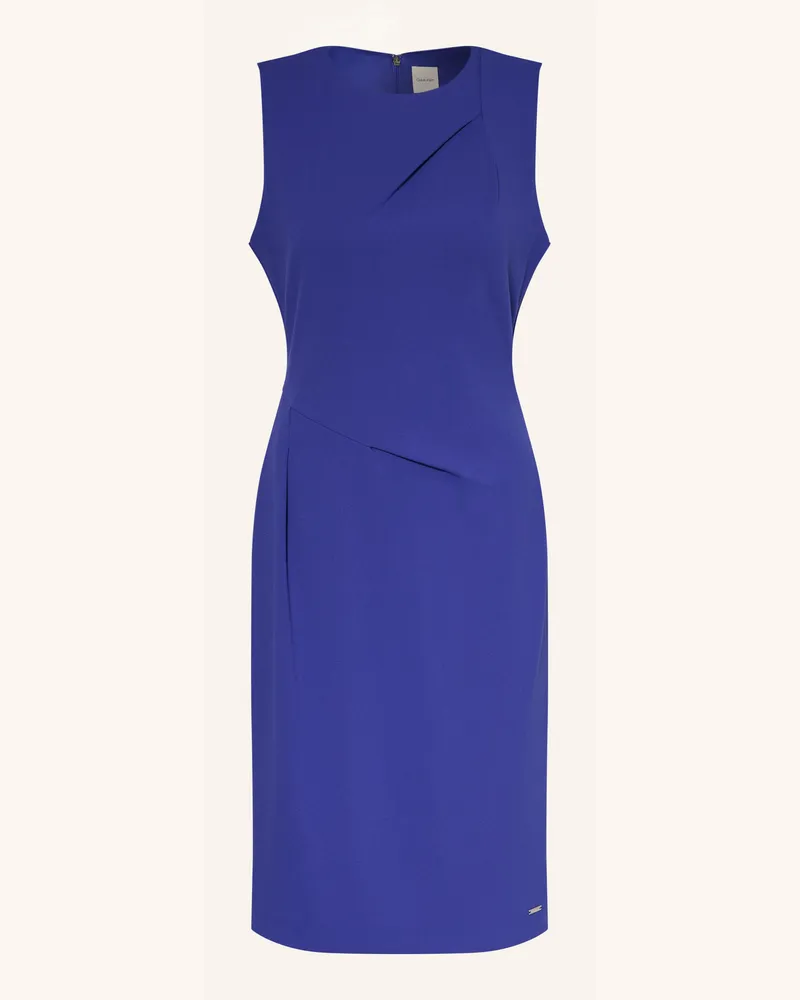 Calvin Klein Etuikleid Aus Jersey blau Blau
