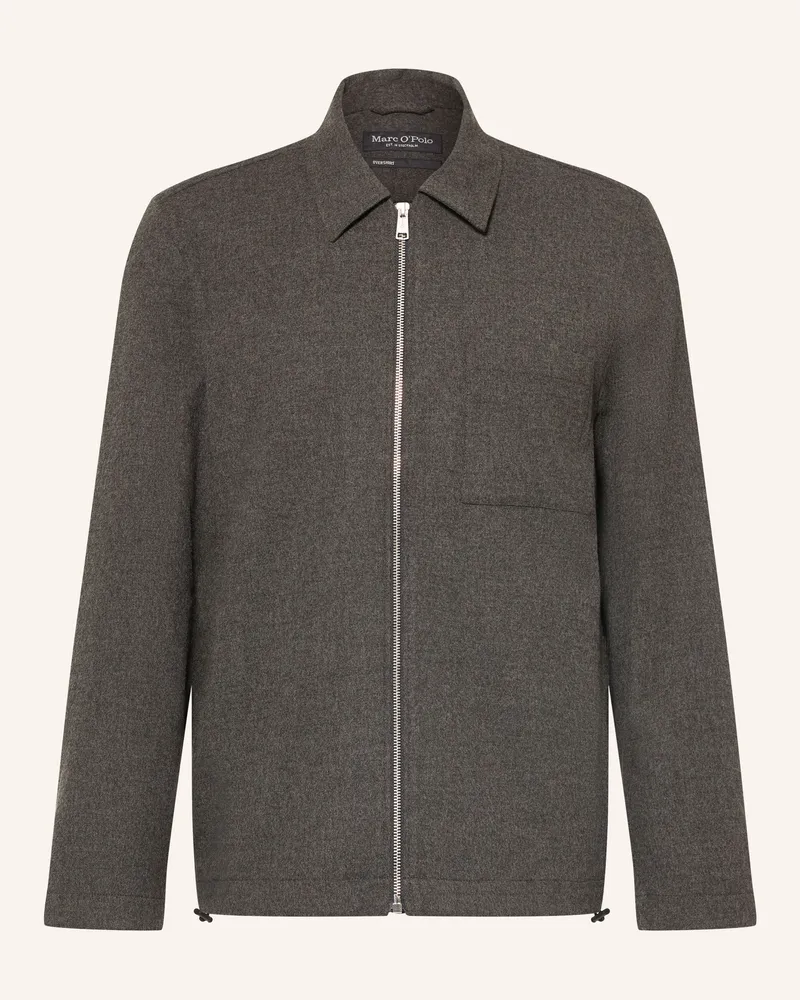 Marc O'Polo Overshirt grau Dunkelgrau