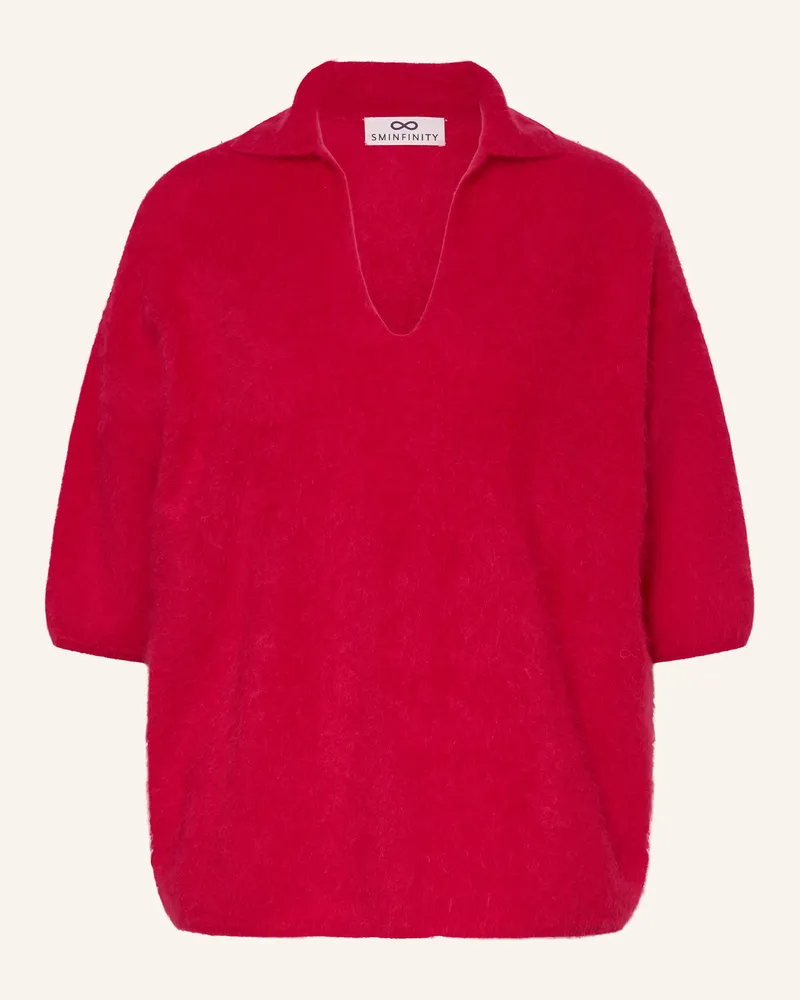 SMINFINITY Strickshirt aus Cashmere Rot