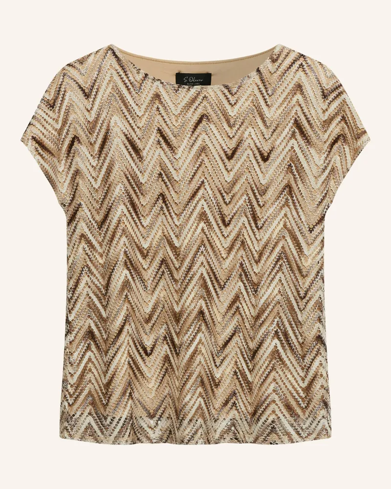 S.Oliver Strickshirt beige Hellbraun