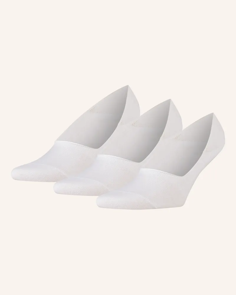 Falke 3er-Pack Füßlinge Step weiss 2000