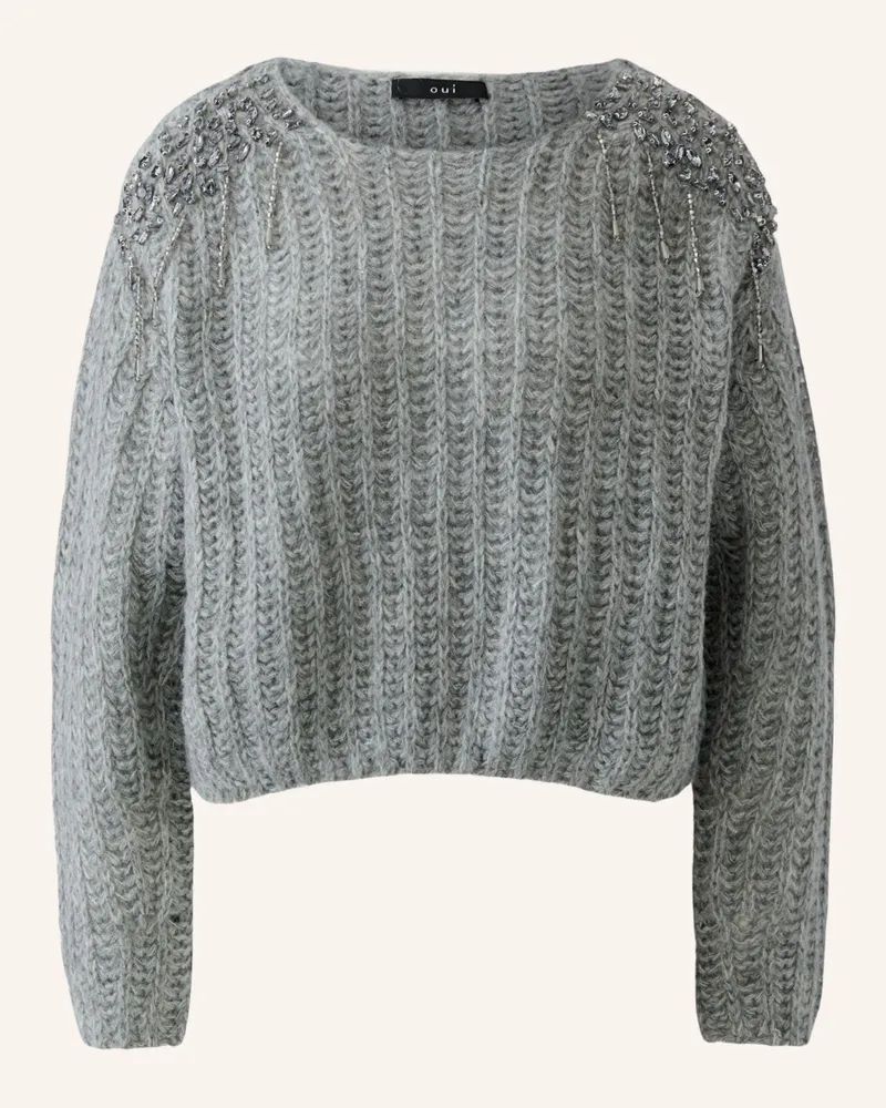 Oui  Pullover grau Grau