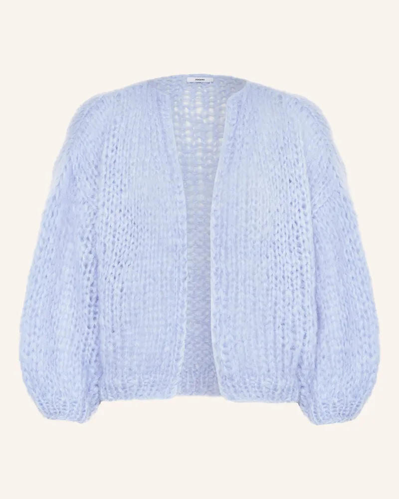 MAIAMI Strickhülle Mit Mohair blau Hellblau