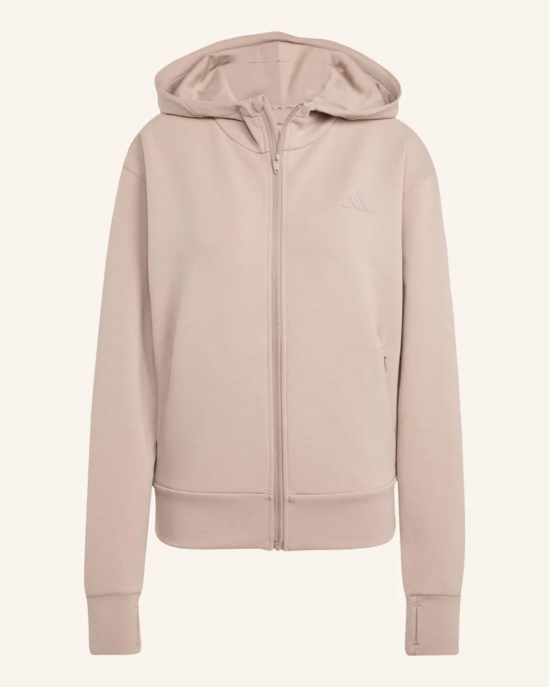 adidas Designed 4 Training Kapuzenjacke braun Braun