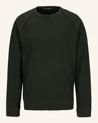 Trusted Handwork Round Neck 1/1-Sleeve Sweatshirt with Raglan Gruen