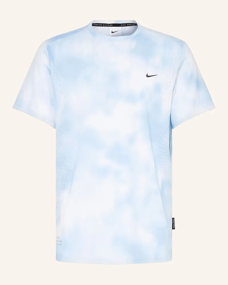 Nike Laufshirt Running Division Breathe Dri-Fit Adv blau Weiss