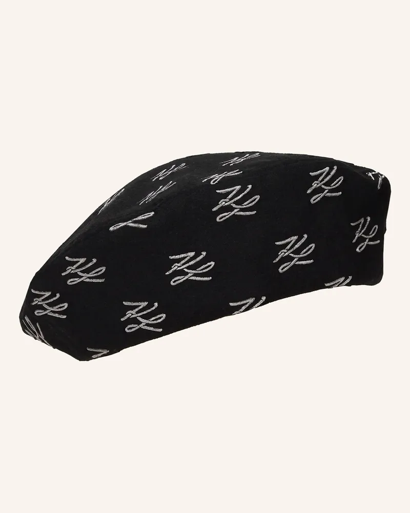 Karl Lagerfeld Hut schwarz Schwarz
