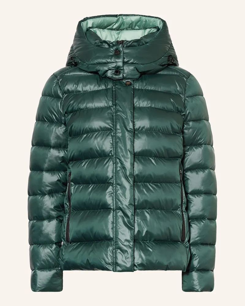 Fuchs Schmitt Steppjacke mit abnehmbarer Kapuze Petrol