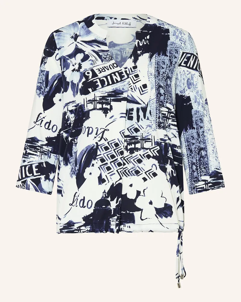 Joseph Ribkoff Blusenshirt Aus Satin Mit 3/4-Arm blau Dunkelblau