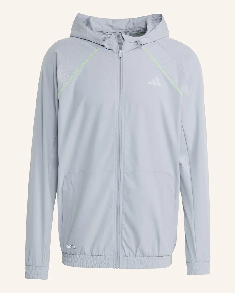 adidas TECH APPAREL TRAININGSJACKE Grau
