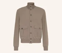 Blouson im Materialmix