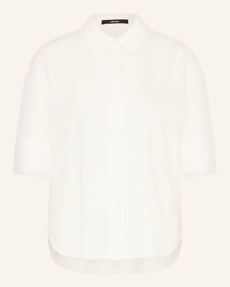 someday. Hemdbluse ZUBLIANA mit 3/4-Arm Weiss