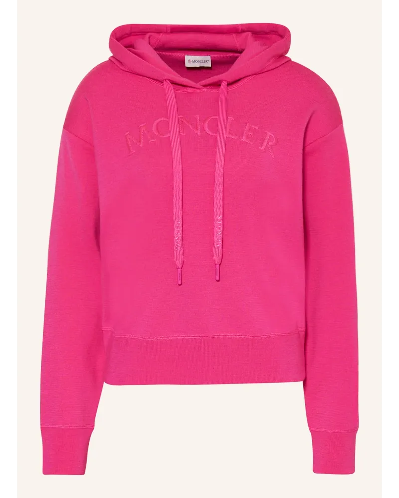 Moncler Strick-Hoodie Pink