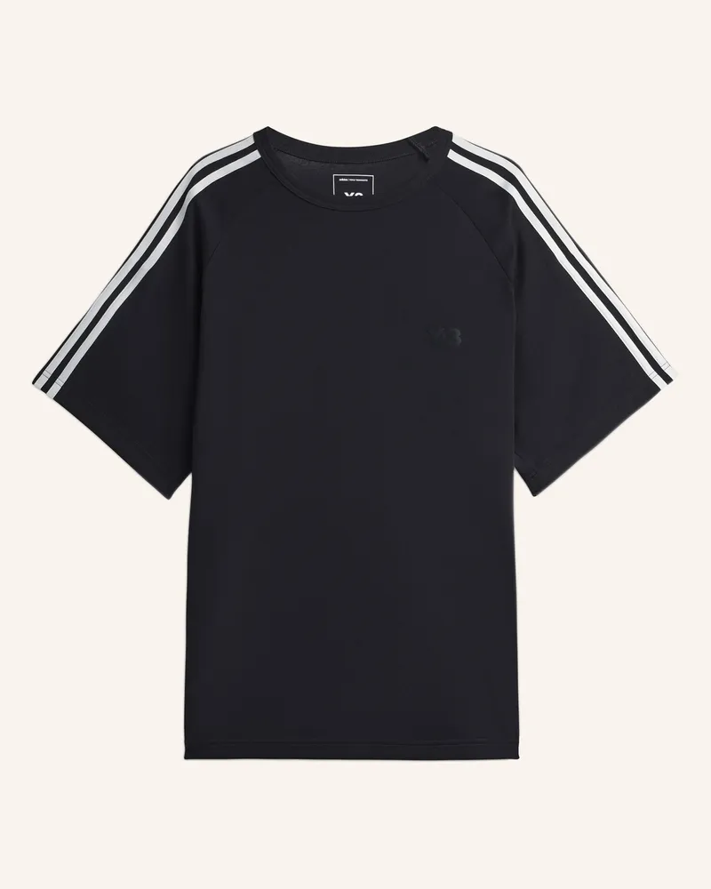 Y-3 Y-3 Short Sleeve Tee 3-Streifen schwarz Schwarz
