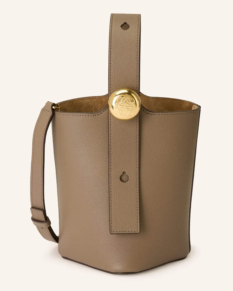 Loewe Handtasche PEBBLE Taupe
