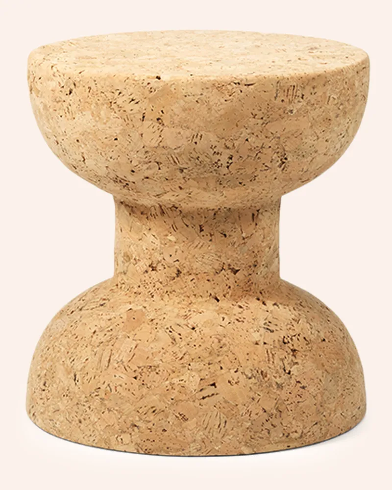 Vitra Hocker Model E beige Hellbraun
