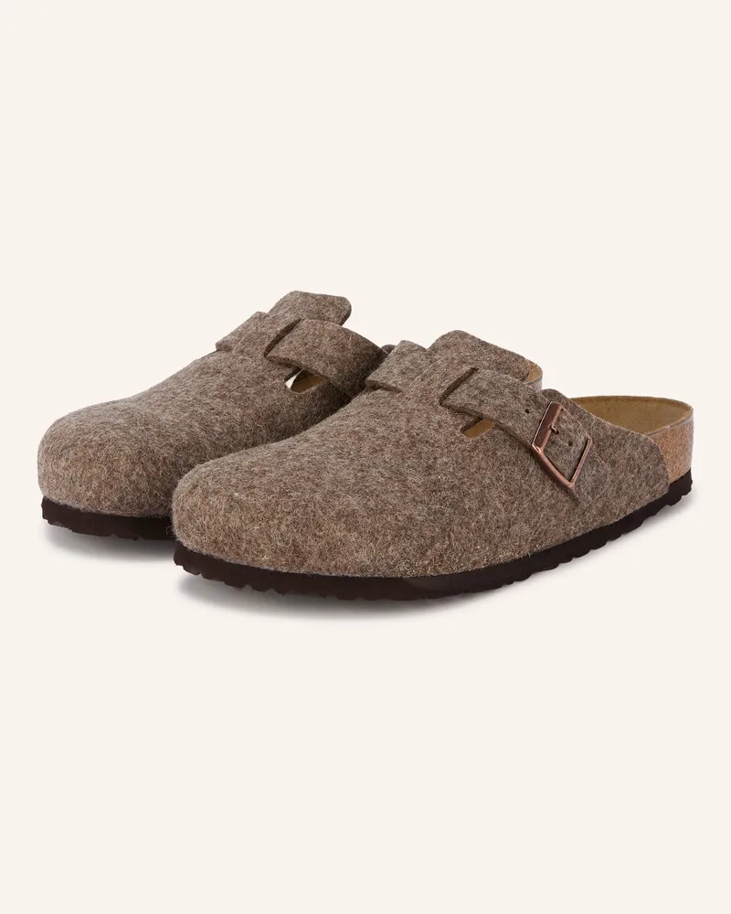Birkenstock Pantoletten Boston braun Braun