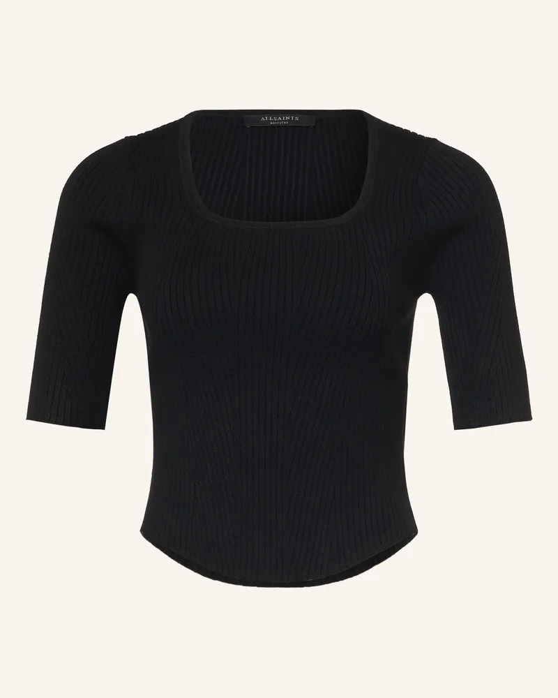 AllSaints Strickshirt Cruz Hally schwarz Schwarz
