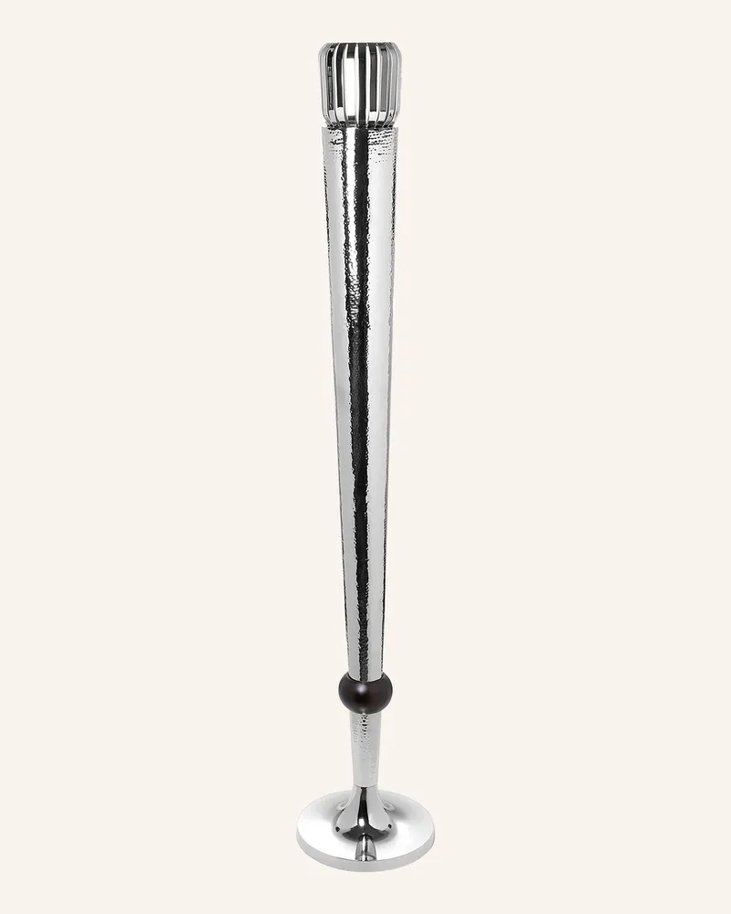 Fink Vase, Bodenleuchter MARNI Silber