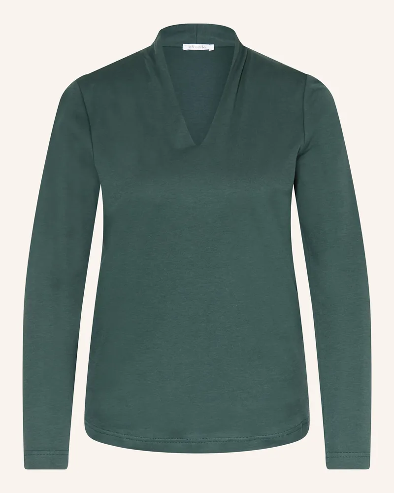 Efixelle Longsleeve Dunkelgrün