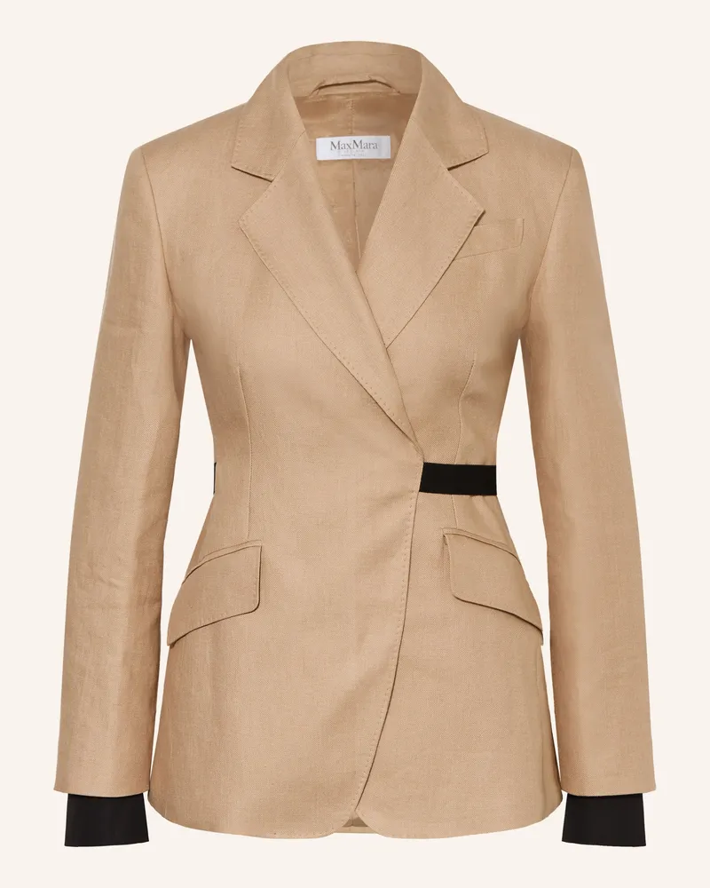 Max Mara Leinenblazer FIONDA Beige