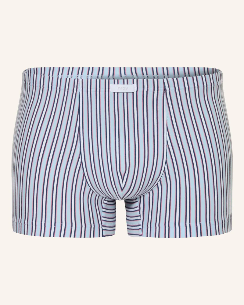 Mey Boxershorts Rasberry Stripes blau Hellblau
