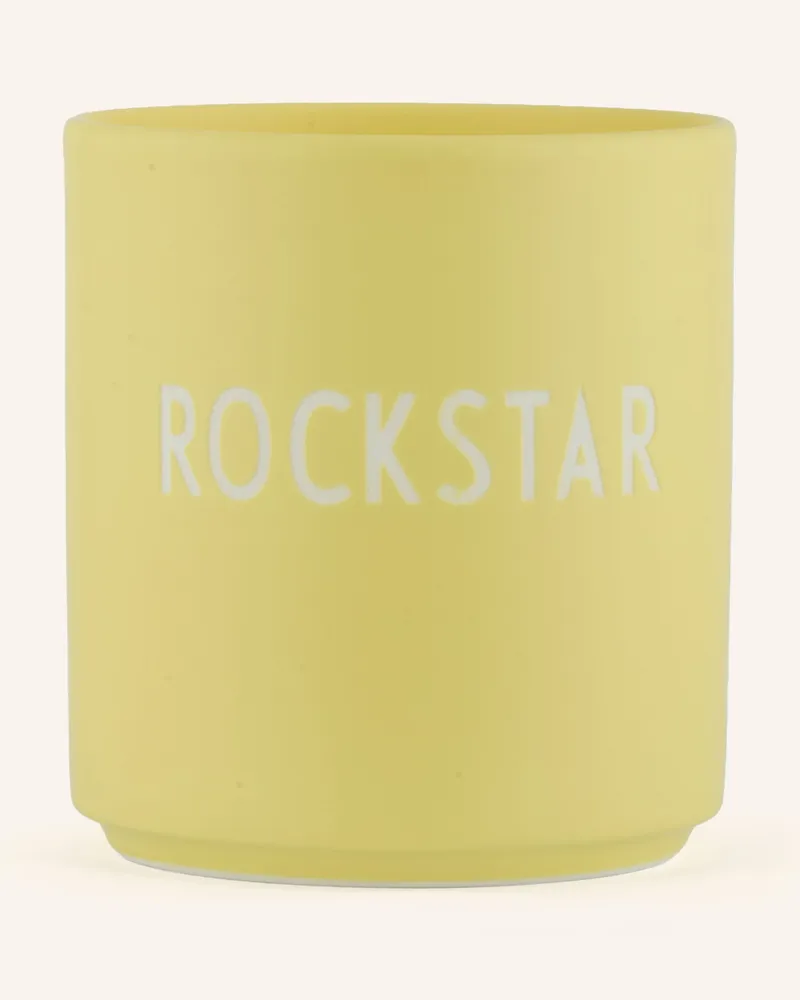 DESIGN LETTERS Becher orange Gelb