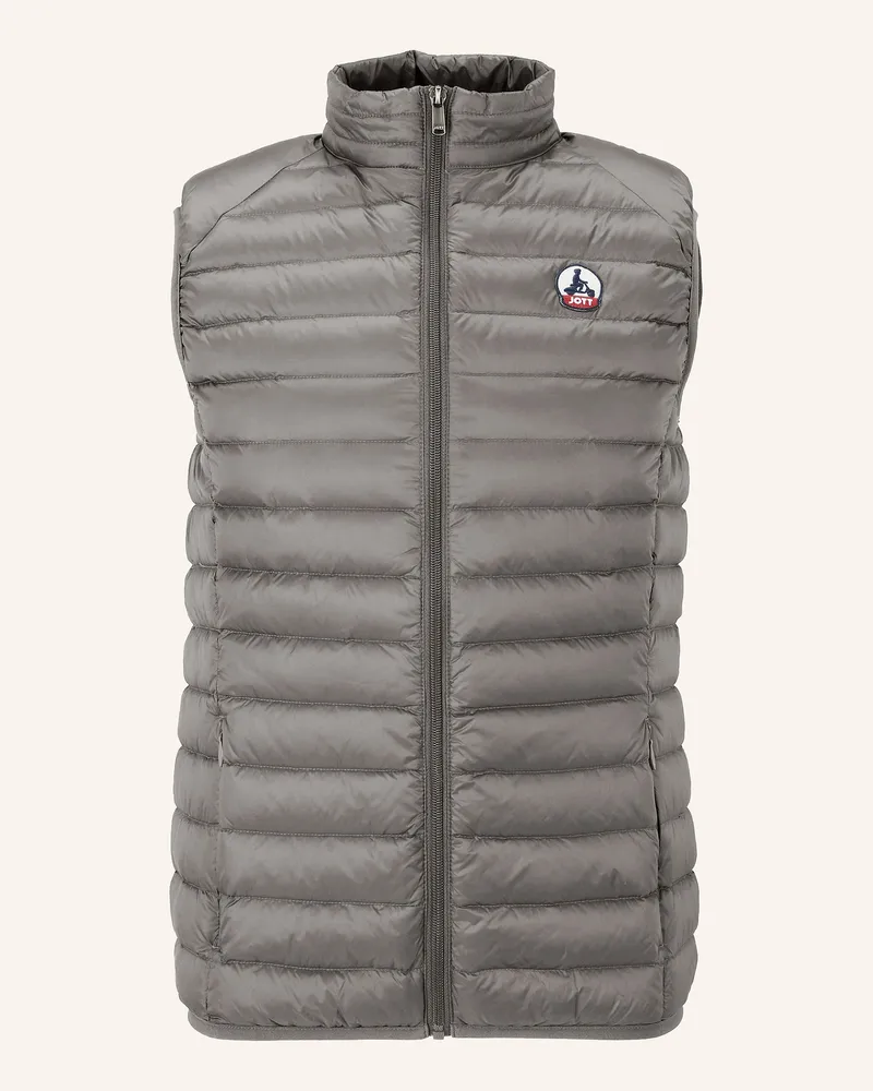 JOTT Lightweight-Daunenweste Tom grau Dunkelgrau
