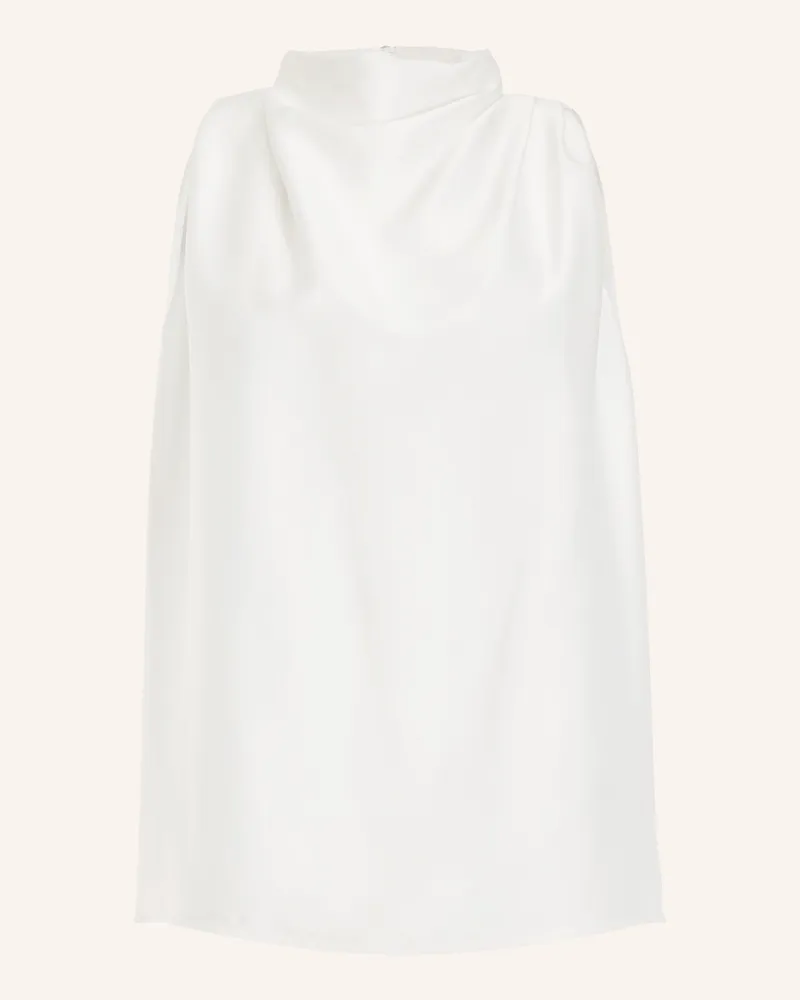 Swing Blusentop aus Satin Creme