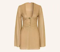 Strandkleid Lumière Mit Glitzergarn gold