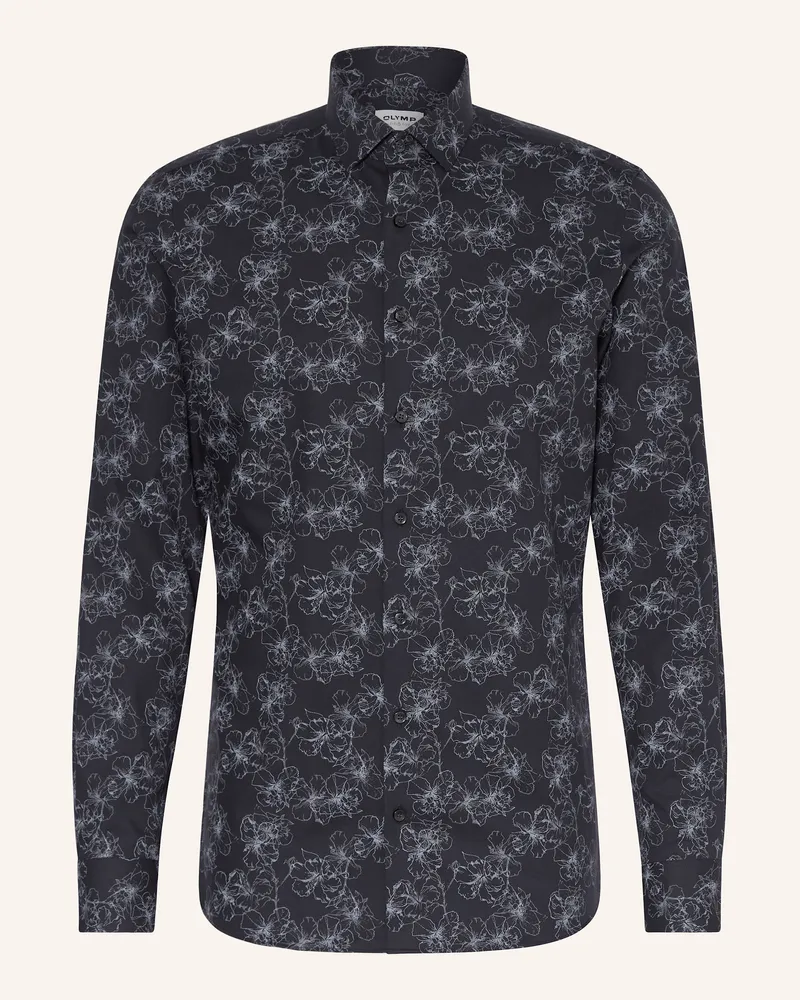 Olymp Hemd Level Five body fit Schwarz