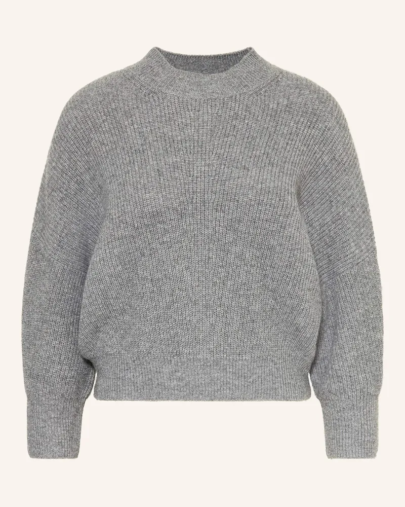 Oui  Pullover Mit 3/4-Arm grau Grau