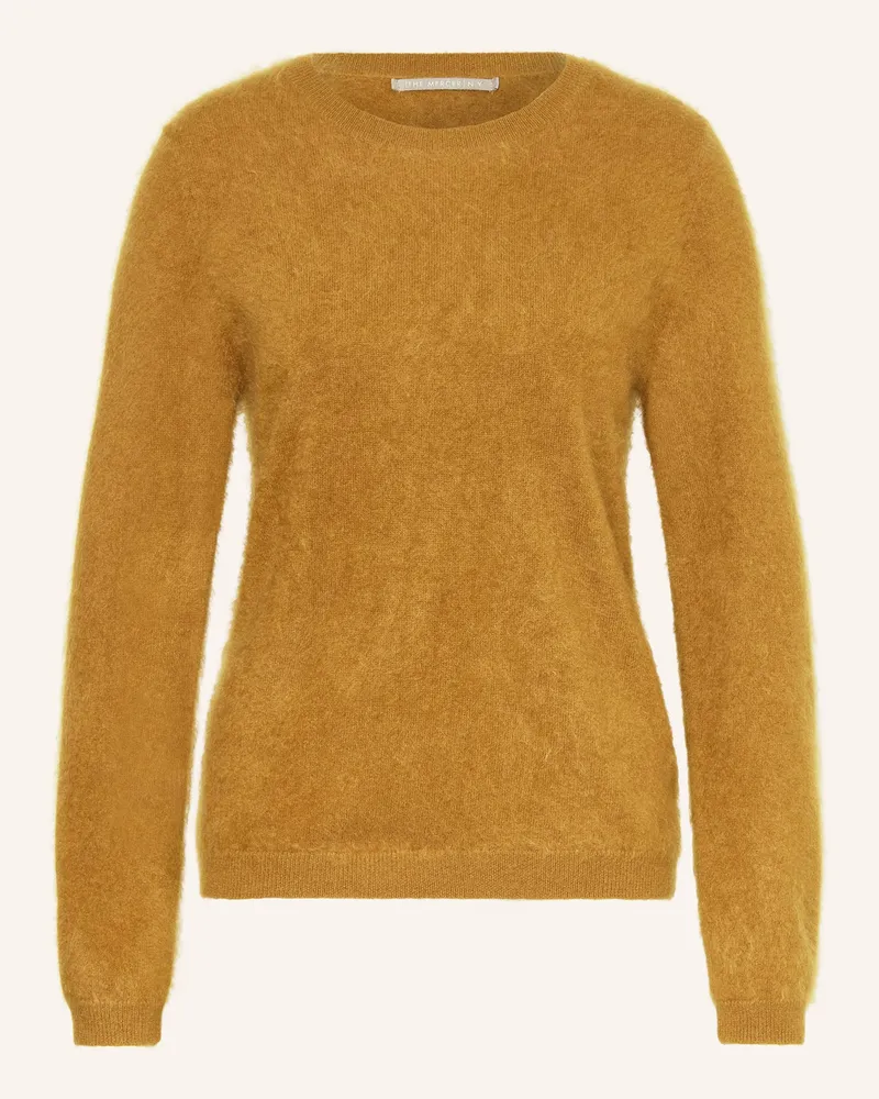 (THE MERCER) N.Y. Cashmere-Pullover Dunkelorange
