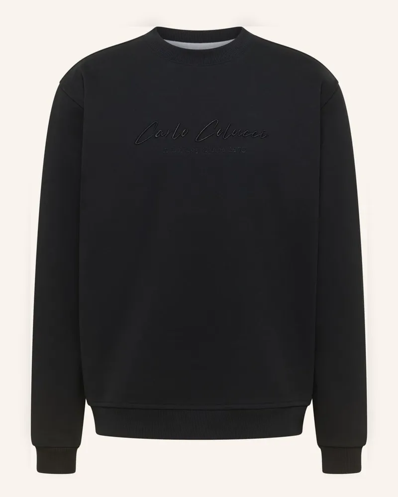 Carlo Colucci Essential Sweatshirt - Legacy Fridel schwarz Schwarz