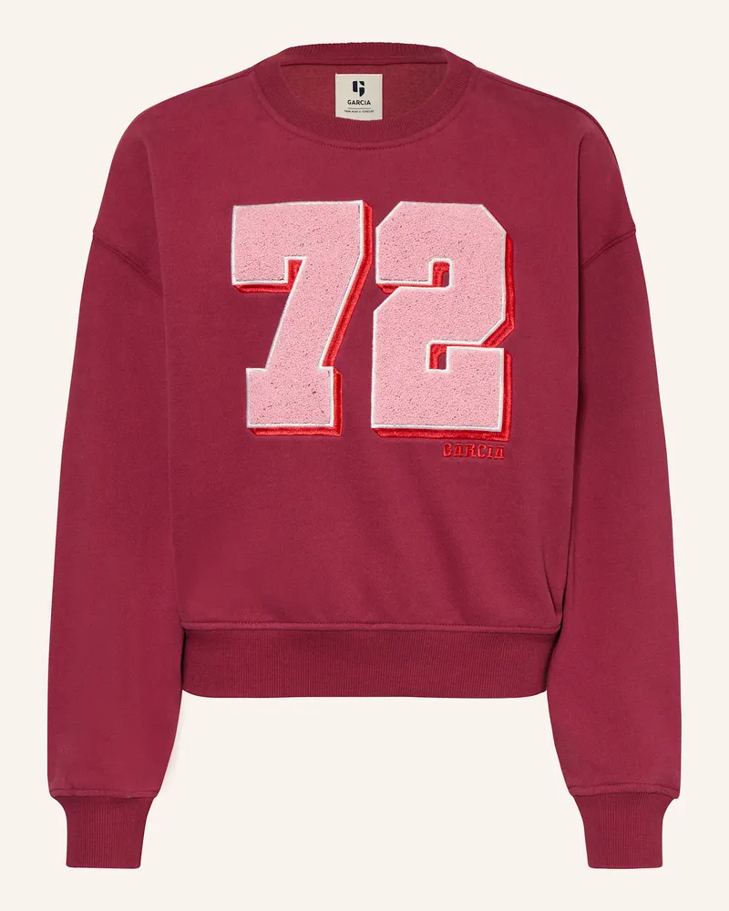 Garcia Jeanswear Oversized-Sweatshirt Altrosa