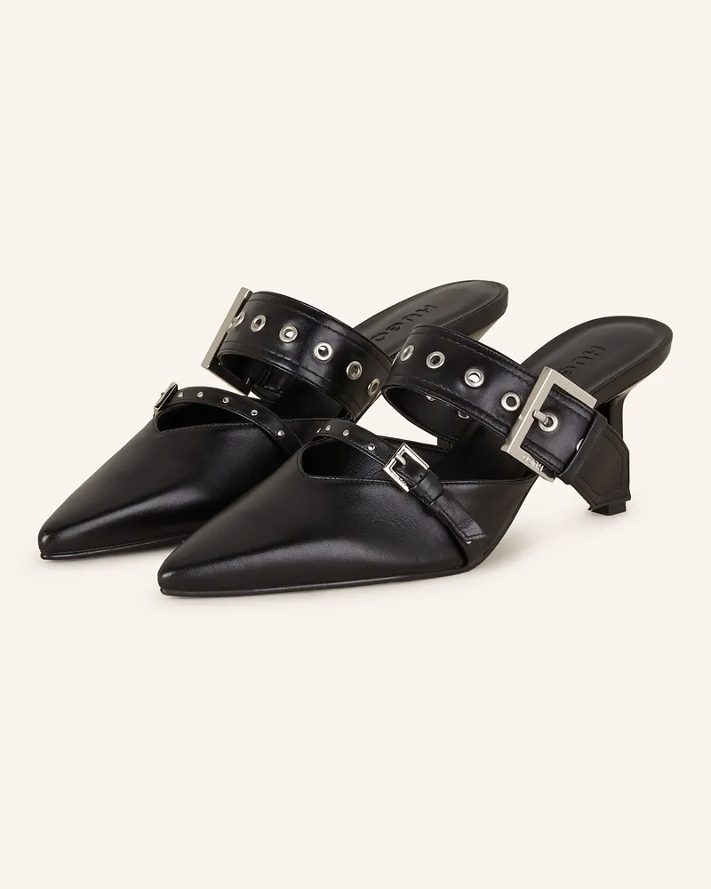 HUGO BOSS Mules KATNISS Schwarz