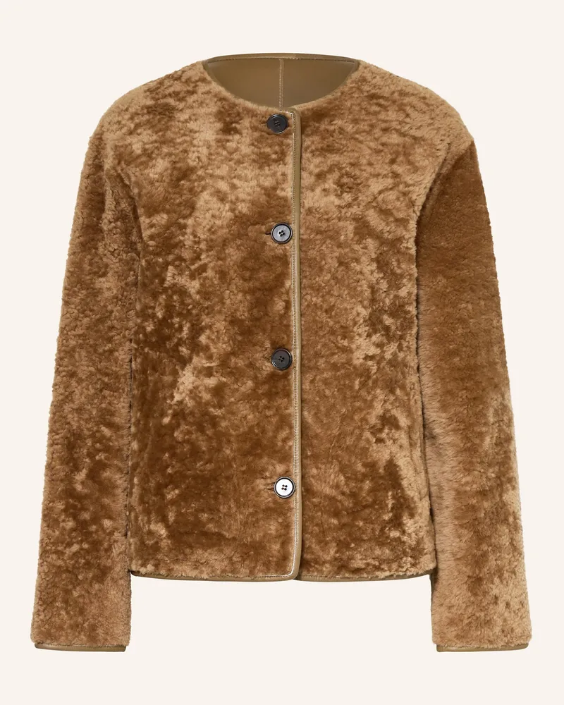 Arma Lederjacke LUCINE zum Wenden Braun